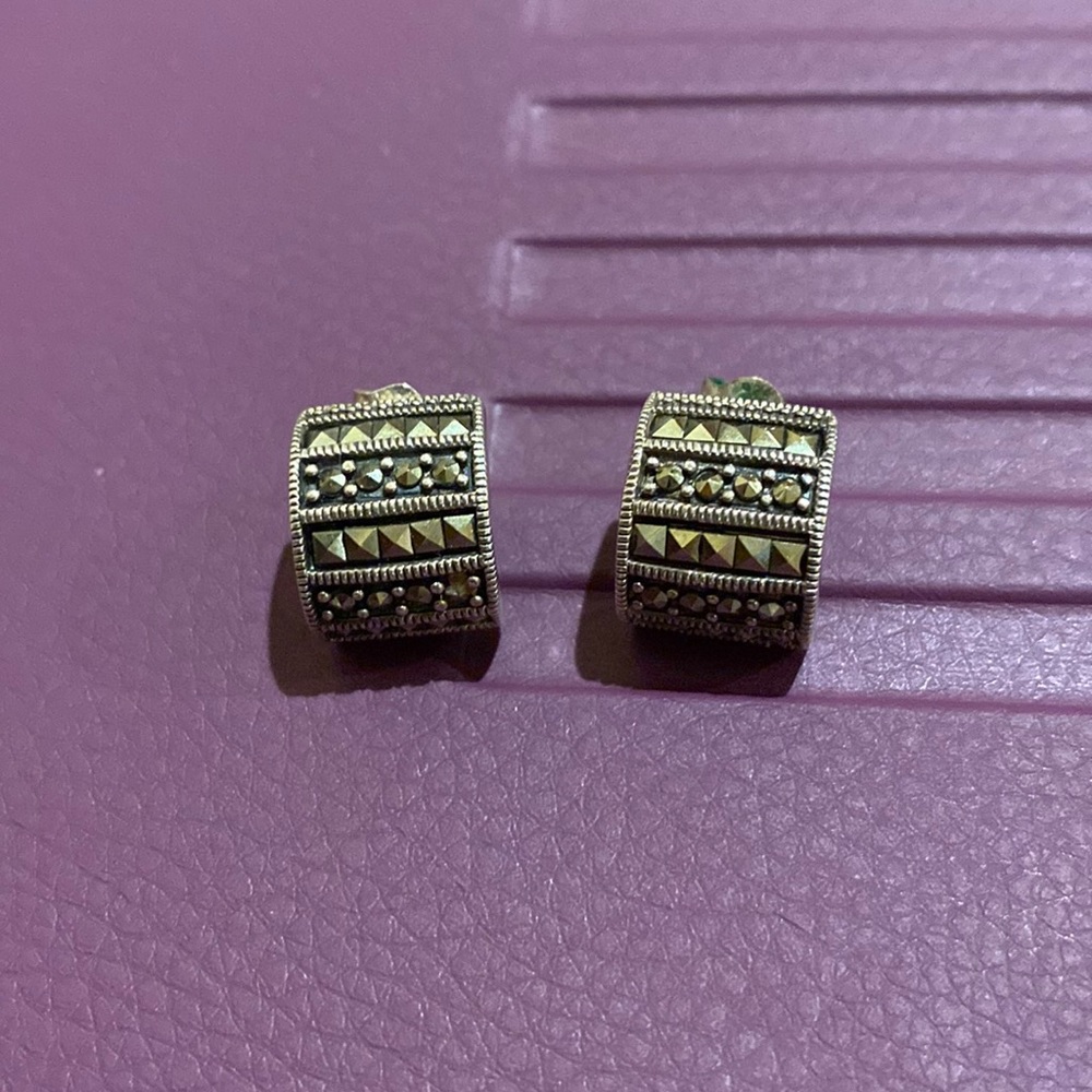 Silver 925 earrings 45$
